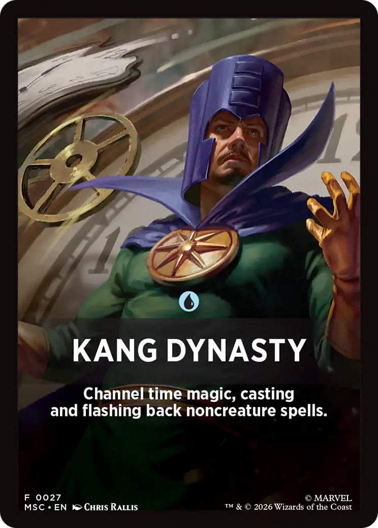 Kang Dynasty Theme Card [Marvel Super Heroes Commander] | Deep Dive Games St. Marys