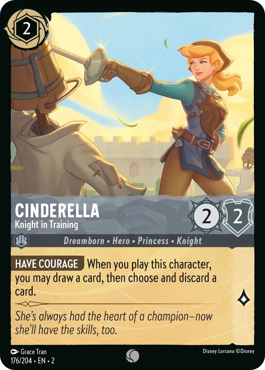 Cinderella - Knight in Training (176/204) [Rise of the Floodborn] | Deep Dive Games St. Marys