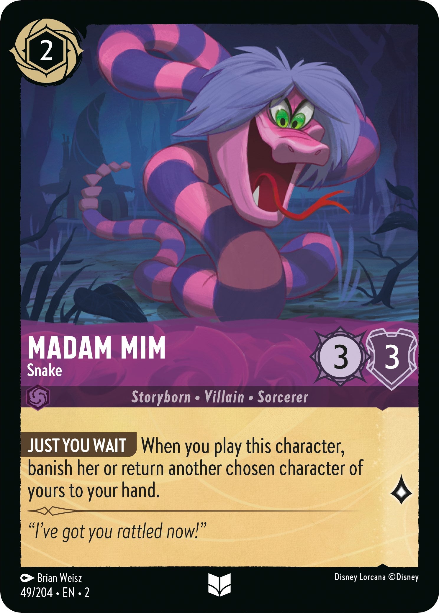 Madam Mim - Snake (49/204) [Rise of the Floodborn] | Deep Dive Games St. Marys