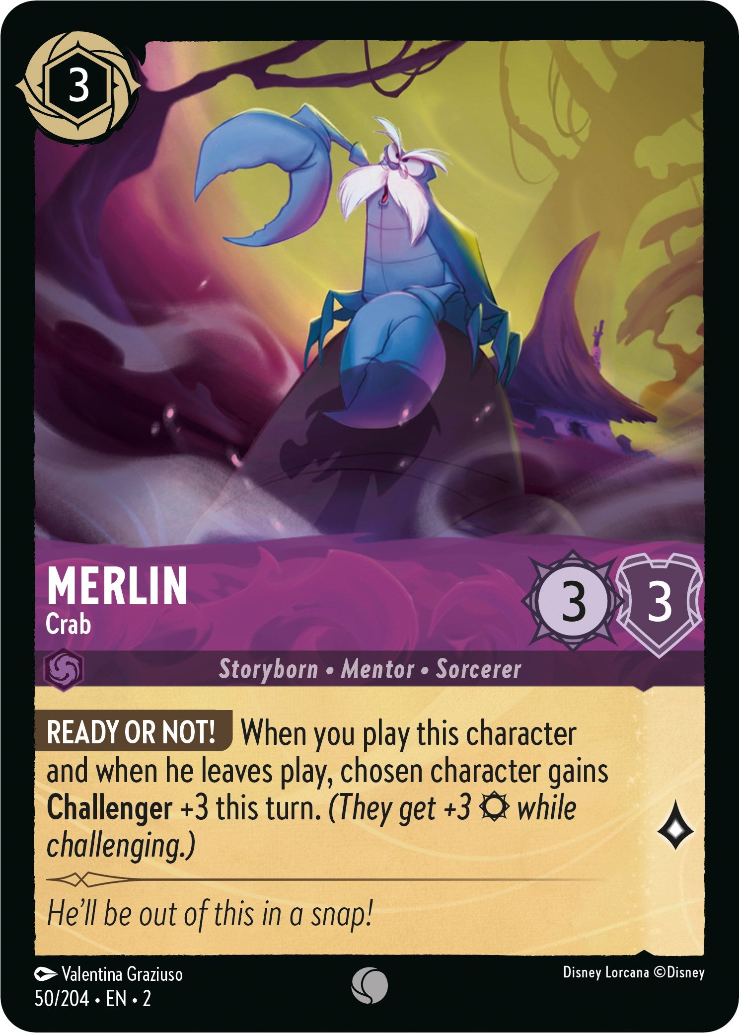 Merlin - Crab (50/204) [Rise of the Floodborn] | Deep Dive Games St. Marys