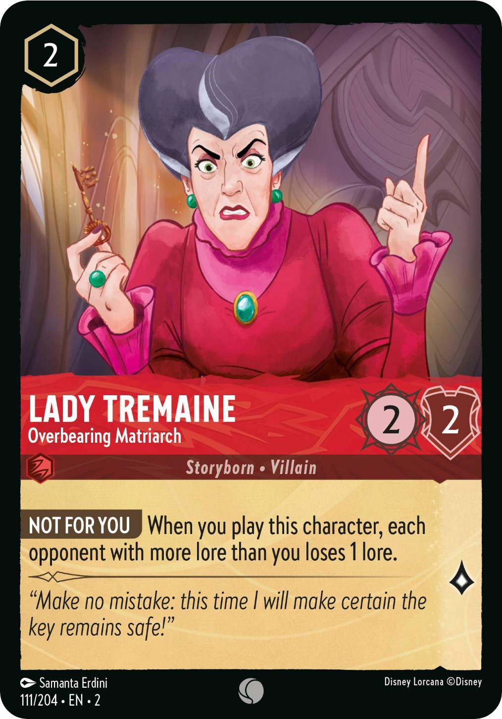 Lady Tremaine - Overbearing Matriarch (111/204) [Rise of the Floodborn] | Deep Dive Games St. Marys