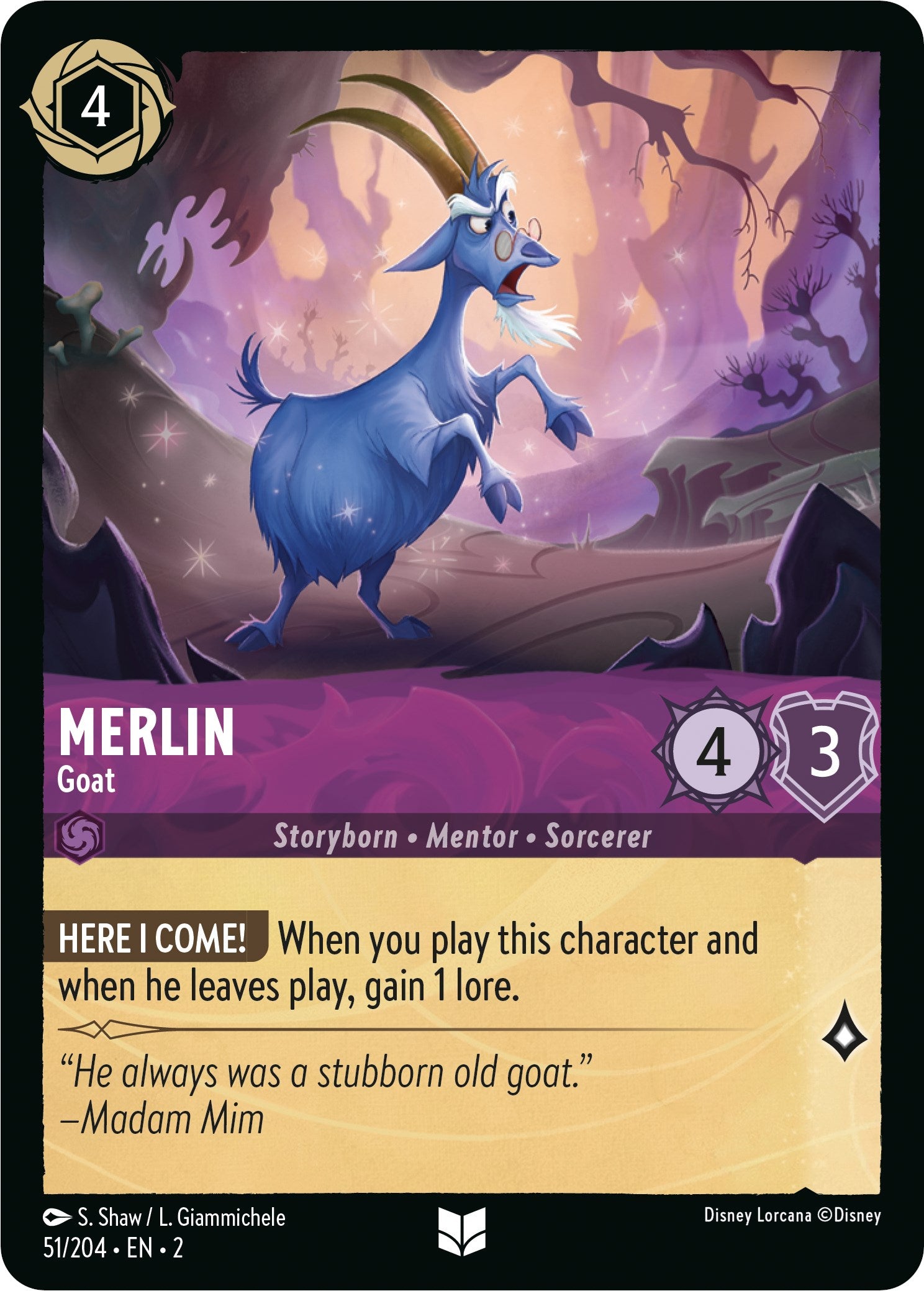 Merlin - Goat (51/204) [Rise of the Floodborn] | Deep Dive Games St. Marys