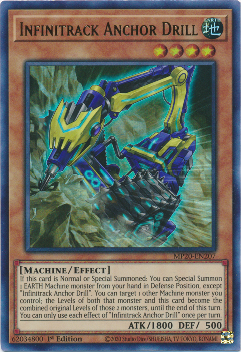 Infinitrack Anchor Drill [MP20-EN207] Ultra Rare | Deep Dive Games St. Marys