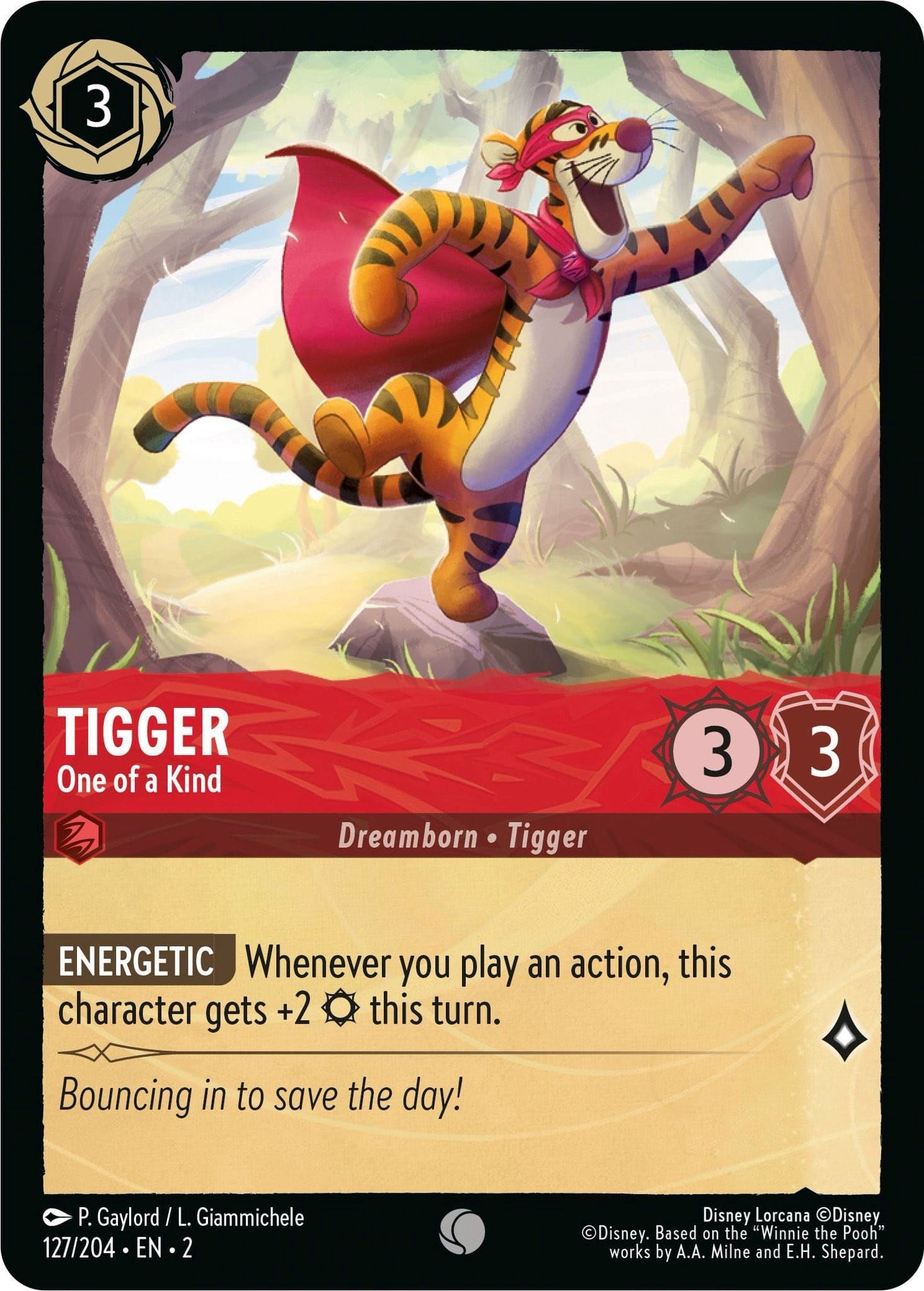 Tigger - One of a Kind (127/204) [Rise of the Floodborn] | Deep Dive Games St. Marys