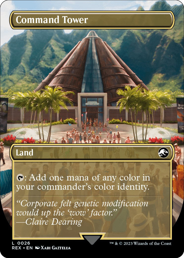 Command Tower // Command Tower (Borderless) [Jurassic World Collection] | Deep Dive Games St. Marys