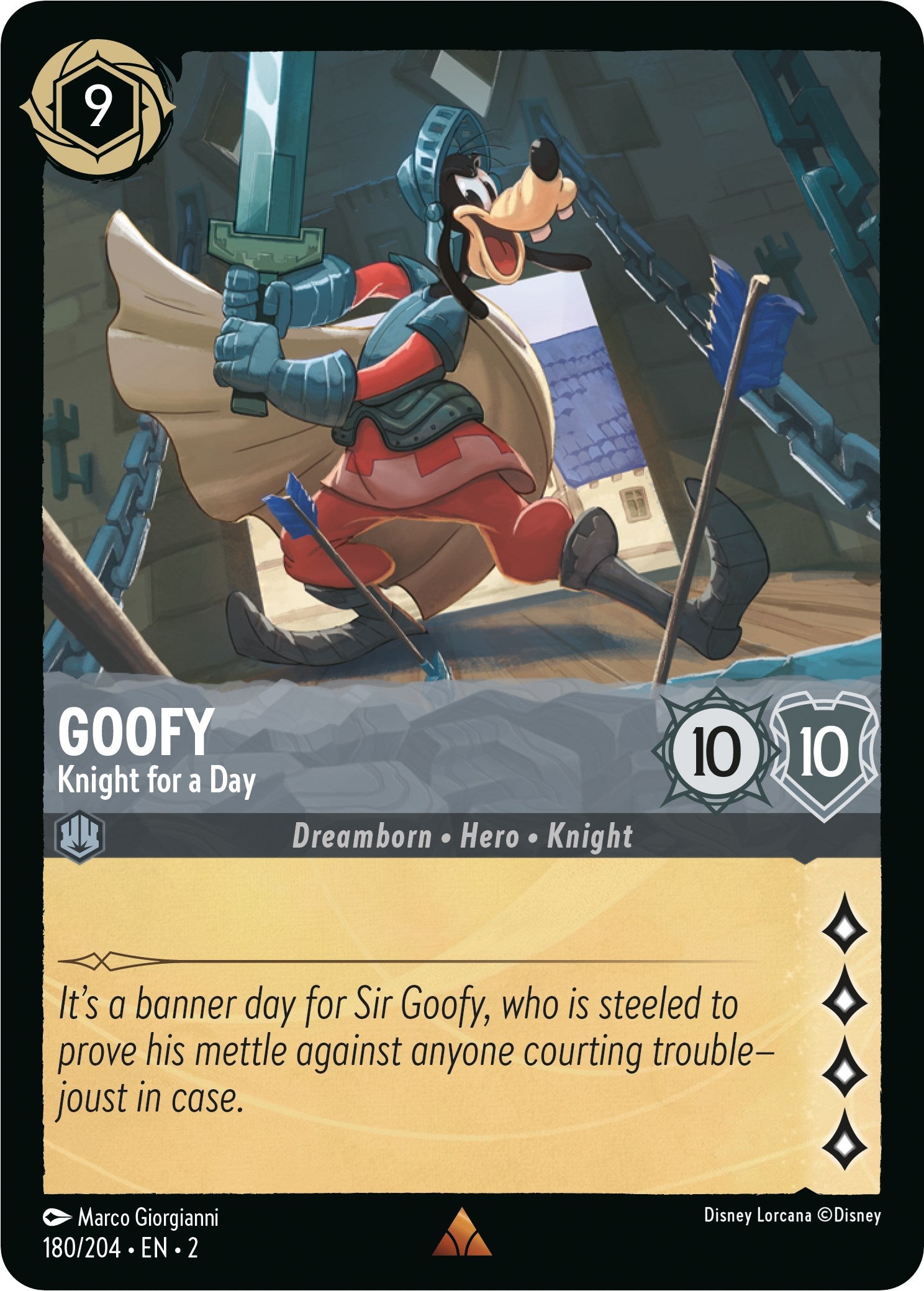 Goofy - Knight for a Day (180/204) [Rise of the Floodborn] | Deep Dive Games St. Marys