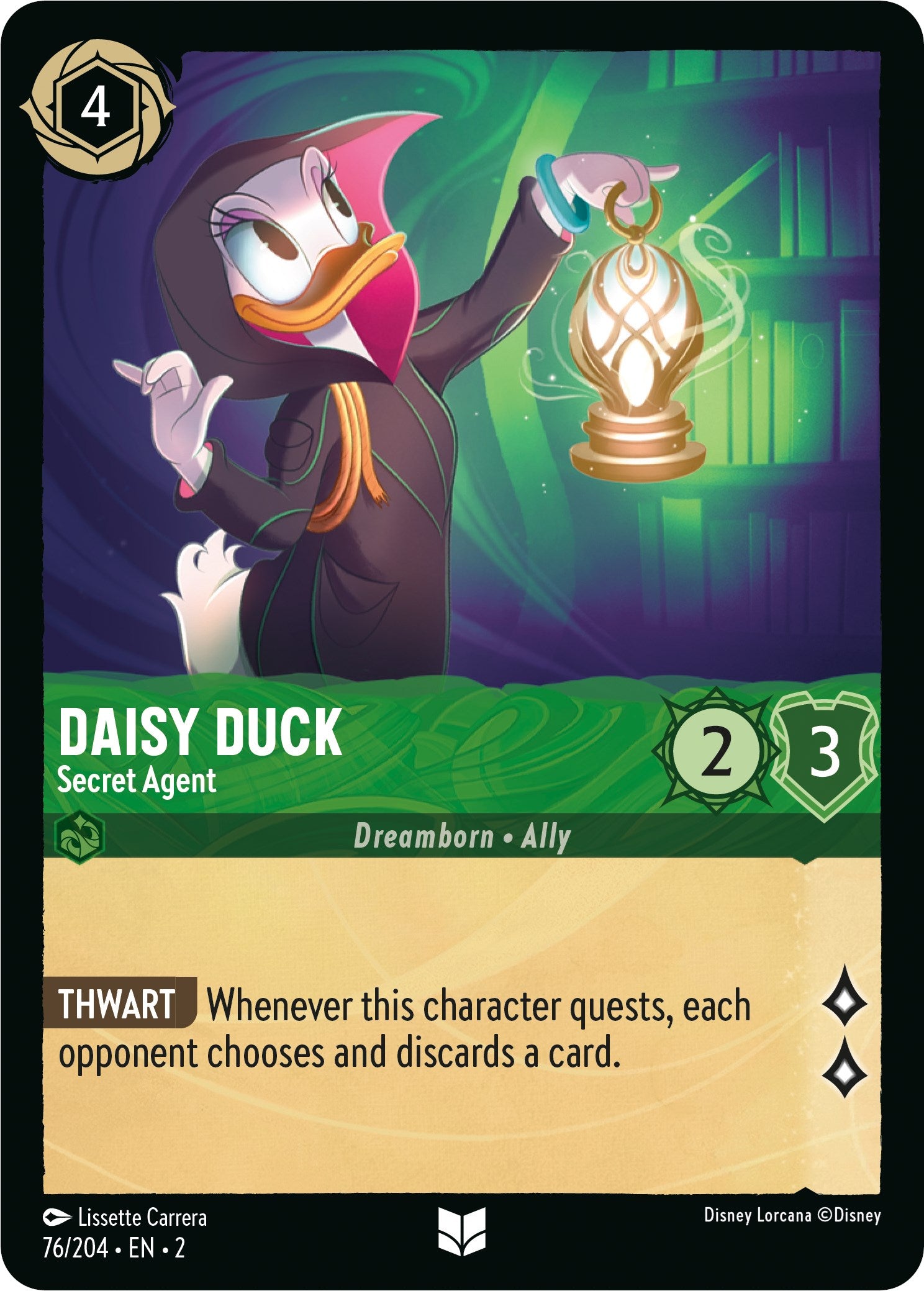 Daisy Duck - Secret Agent (76/204) [Rise of the Floodborn] | Deep Dive Games St. Marys