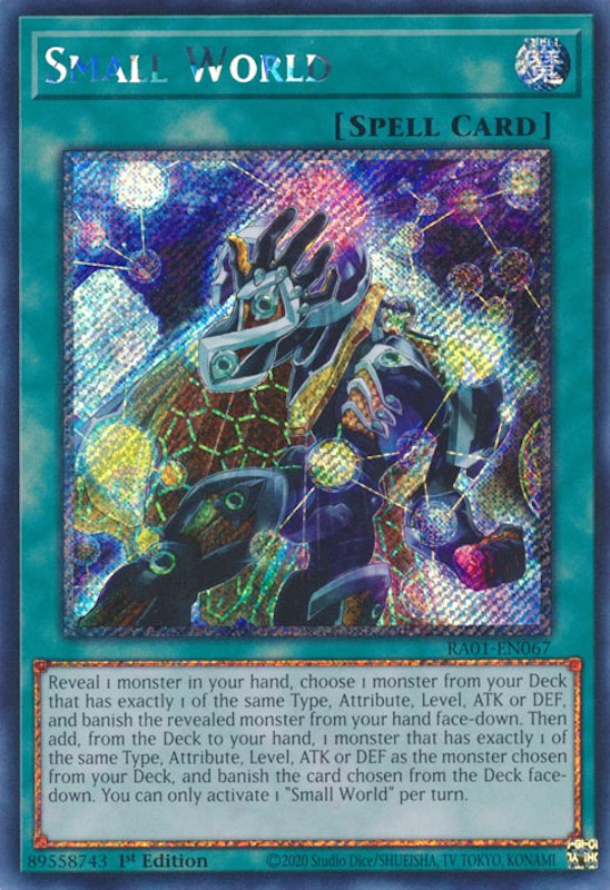 Small World [RA01-EN067] Platinum Secret Rare | Deep Dive Games St. Marys