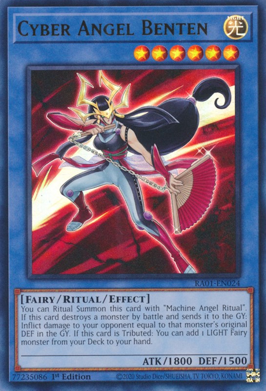 Cyber Angel Benten [RA01-EN024] Ultra Rare | Deep Dive Games St. Marys