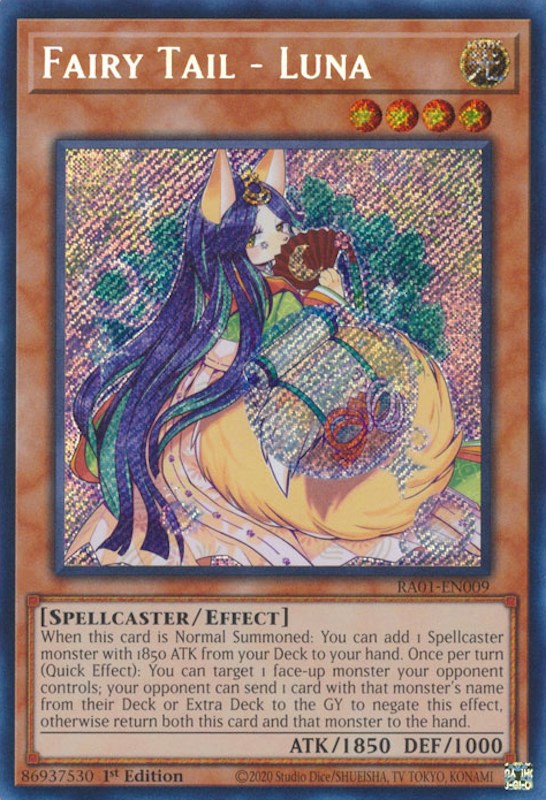 Fairy Tail - Luna [RA01-EN009] Secret Rare | Deep Dive Games St. Marys