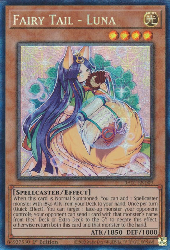 Fairy Tail - Luna [RA01-EN009] Prismatic Collector's Rare | Deep Dive Games St. Marys
