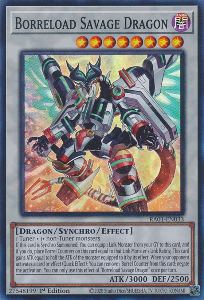 Borreload Savage Dragon [RA01-EN033] Super Rare | Deep Dive Games St. Marys