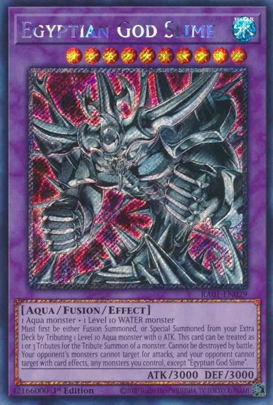 Egyptian God Slime [RA01-EN029] Platinum Secret Rare | Deep Dive Games St. Marys