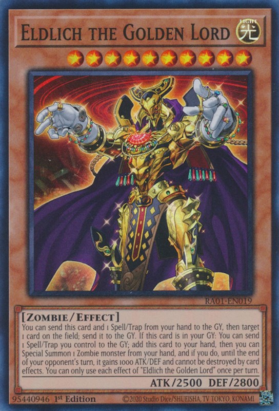 Eldlich the Golden Lord [RA01-EN019] Super Rare | Deep Dive Games St. Marys
