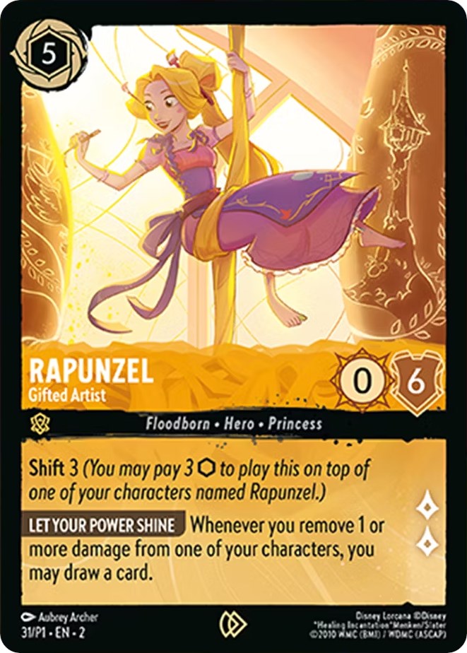 Rapunzel - Gifted Artist (31) [Promo Cards] | Deep Dive Games St. Marys
