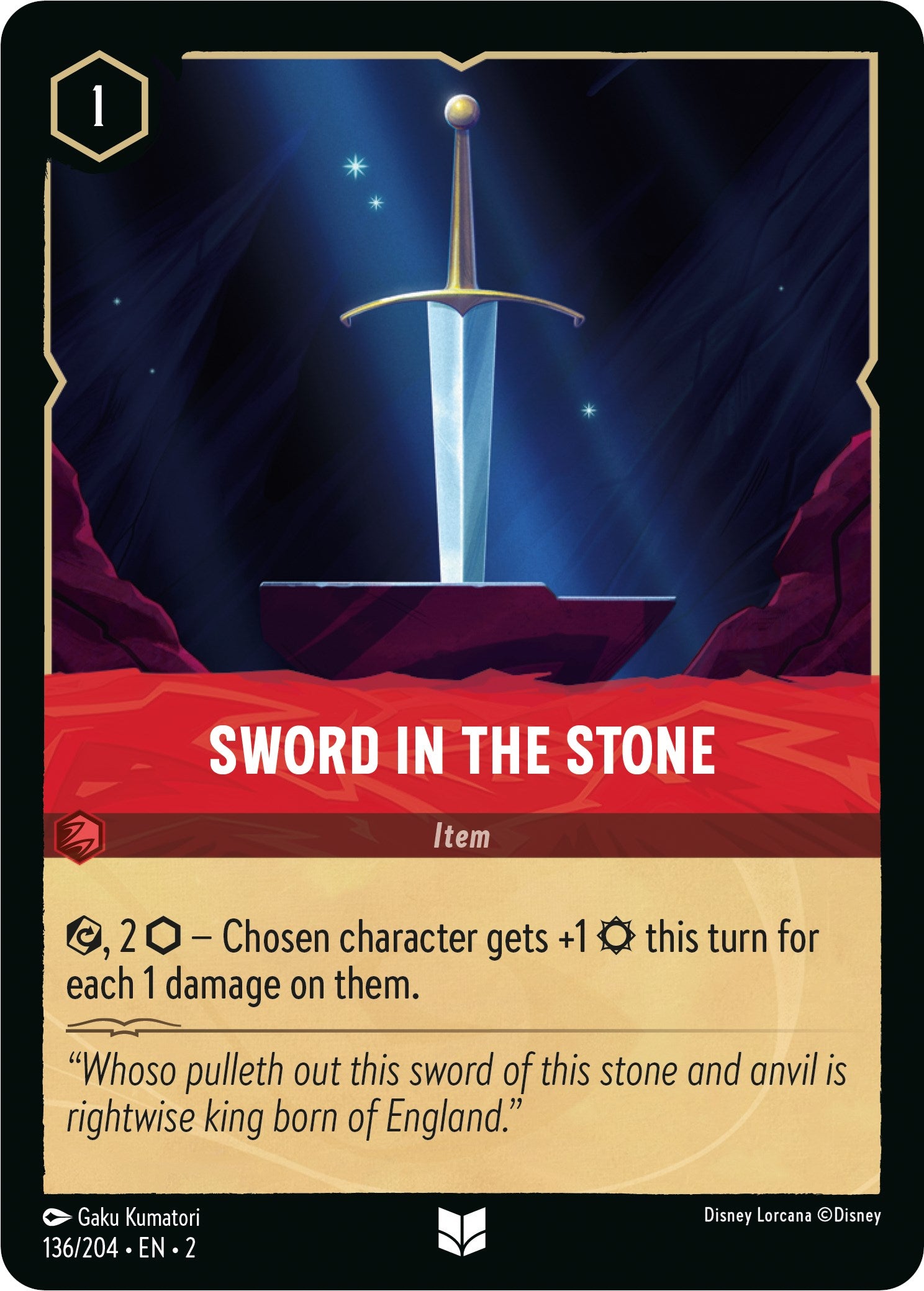 Sword in the Stone (136/204) [Rise of the Floodborn] | Deep Dive Games St. Marys