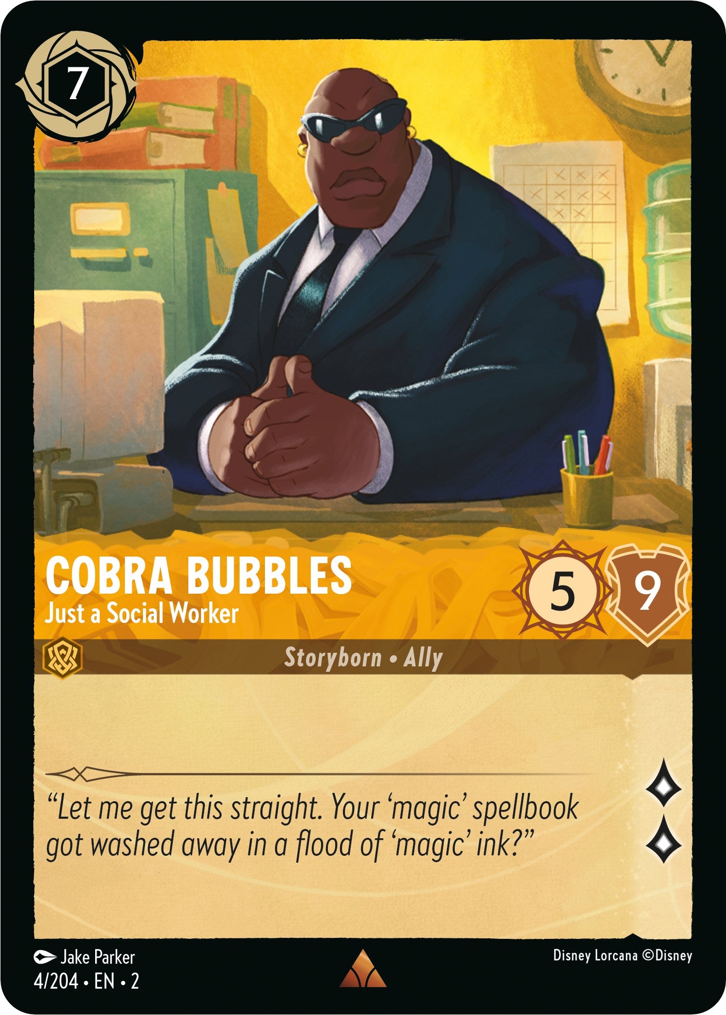 Cobra Bubbles - Just a Social Worker (4/204) [Rise of the Floodborn] | Deep Dive Games St. Marys
