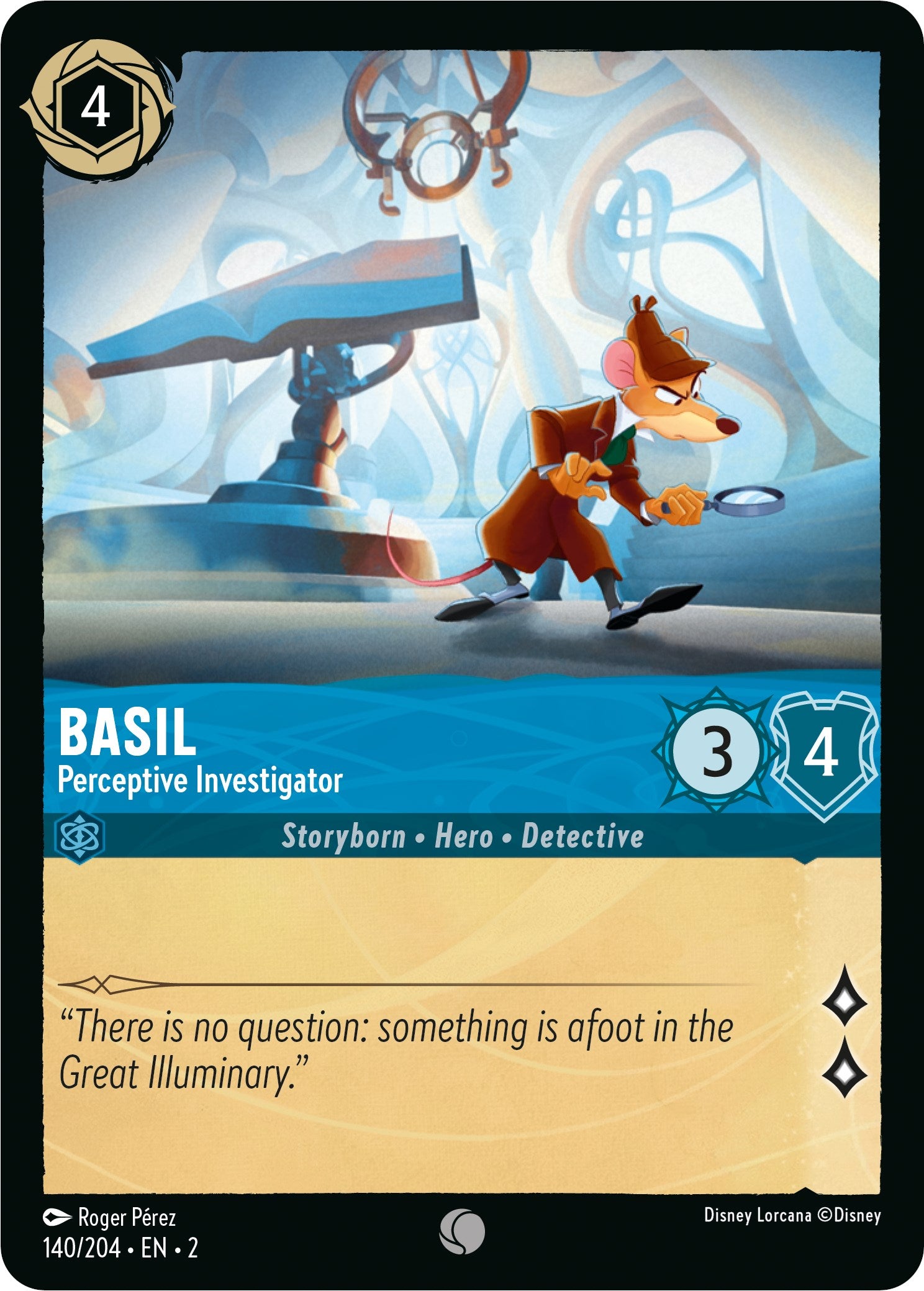Basil - Perceptive Investigator (140/204) [Rise of the Floodborn] | Deep Dive Games St. Marys