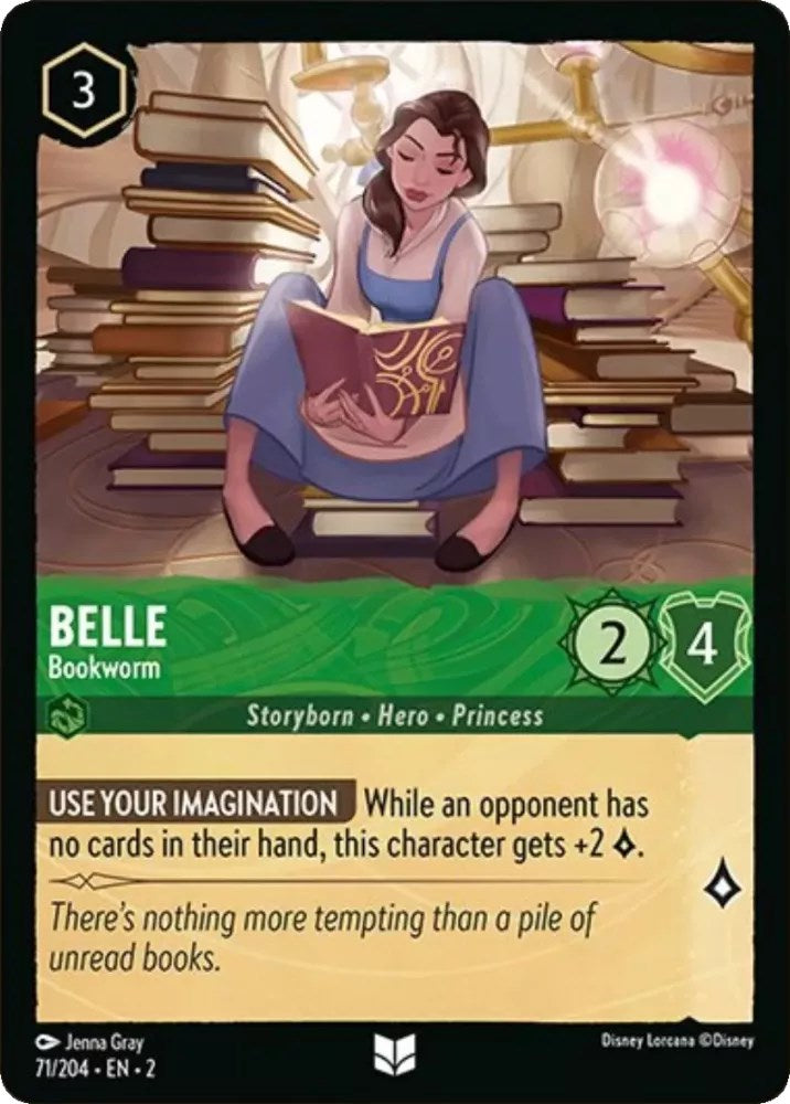 Belle - Bookworm (71/204) [Rise of the Floodborn] | Deep Dive Games St. Marys