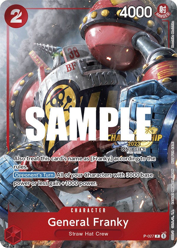 General Franky (CS 2023 Event Pack) [One Piece Promotion Cards] | Deep Dive Games St. Marys