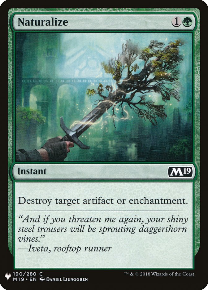 Naturalize [Mystery Booster] | Deep Dive Games St. Marys