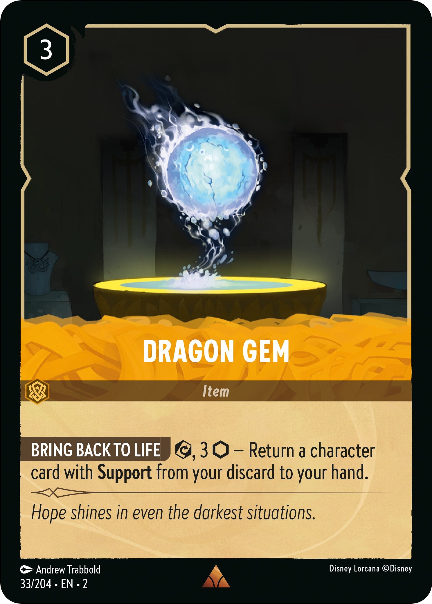 Dragon Gem (33/204) [Rise of the Floodborn] | Deep Dive Games St. Marys
