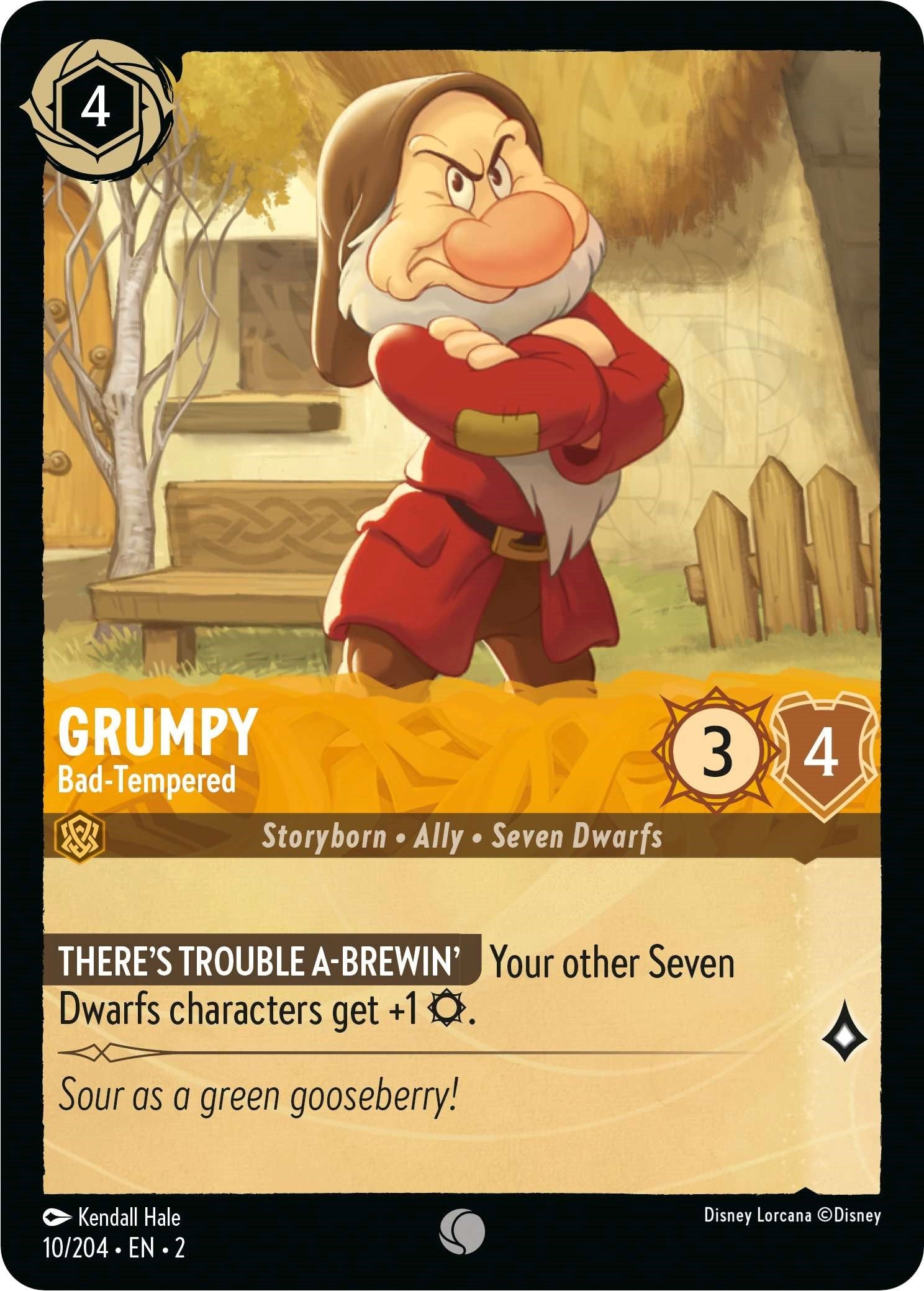 Grumpy - Bad-Tempered (10/204) [Rise of the Floodborn] | Deep Dive Games St. Marys