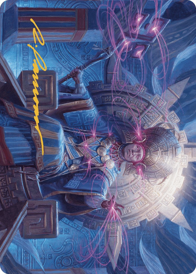 Akal Pakal, First Among Equals Art Card (8/81) (Gold-Stamped Signature) [The Lost Caverns of Ixalan Art Series] | Deep Dive Games St. Marys