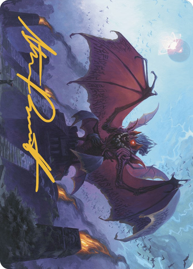 Aclazotz, Deepest Betrayal Art Card (Gold-Stamped Signature) [The Lost Caverns of Ixalan Art Series] | Deep Dive Games St. Marys