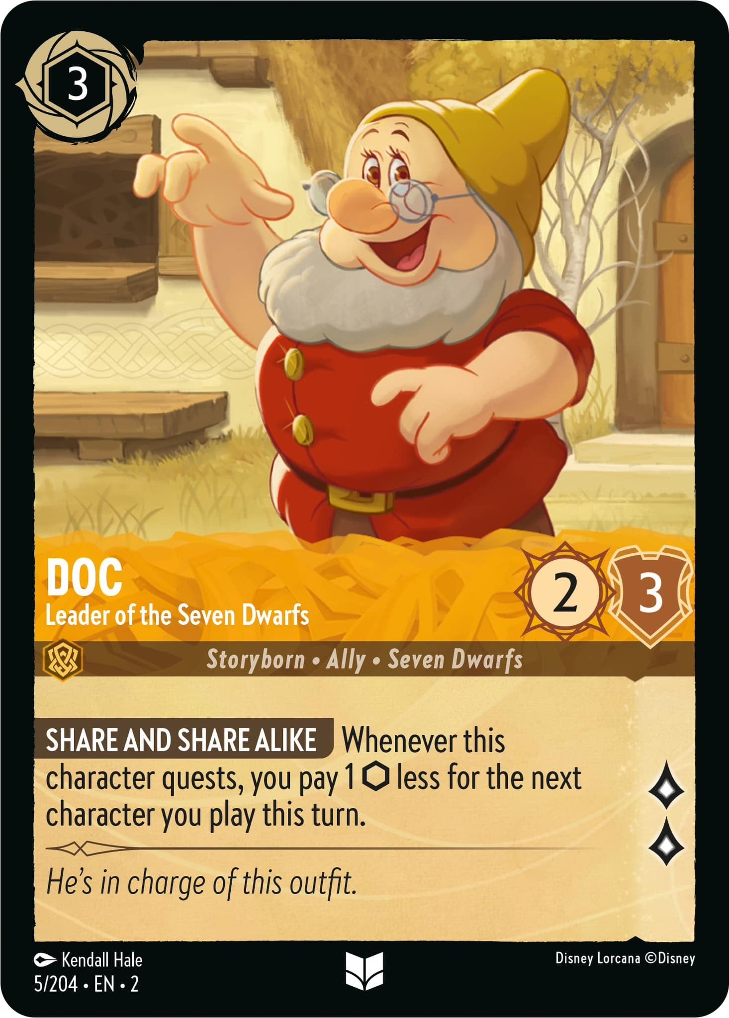 Doc - Leader of the Seven Dwarfs (5/204) [Rise of the Floodborn] | Deep Dive Games St. Marys