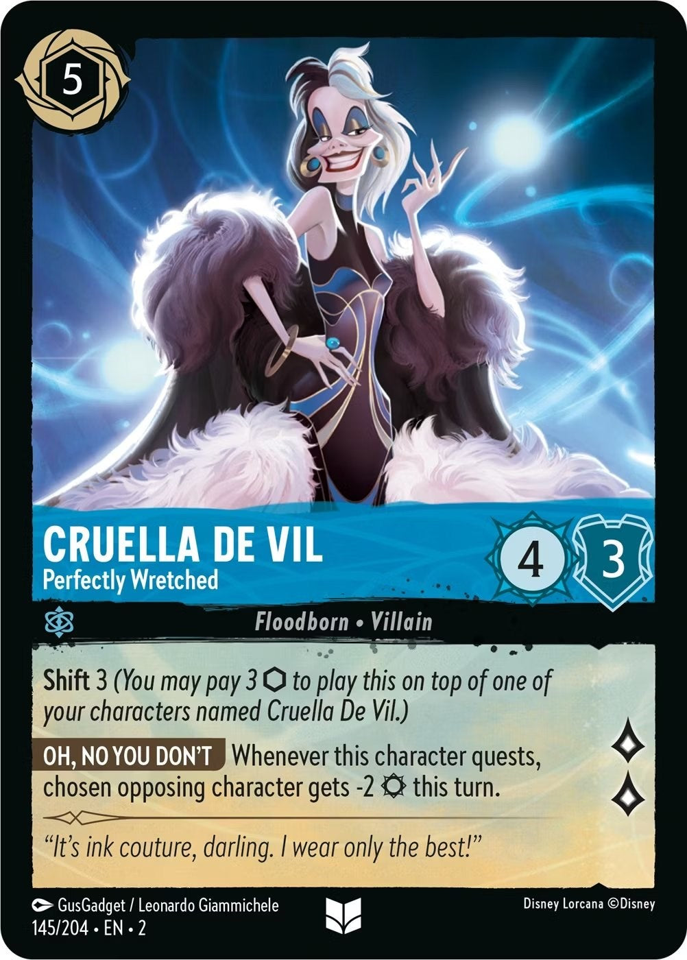 Cruella De Vil - Perfectly Wretched (145/204) [Rise of the Floodborn] | Deep Dive Games St. Marys