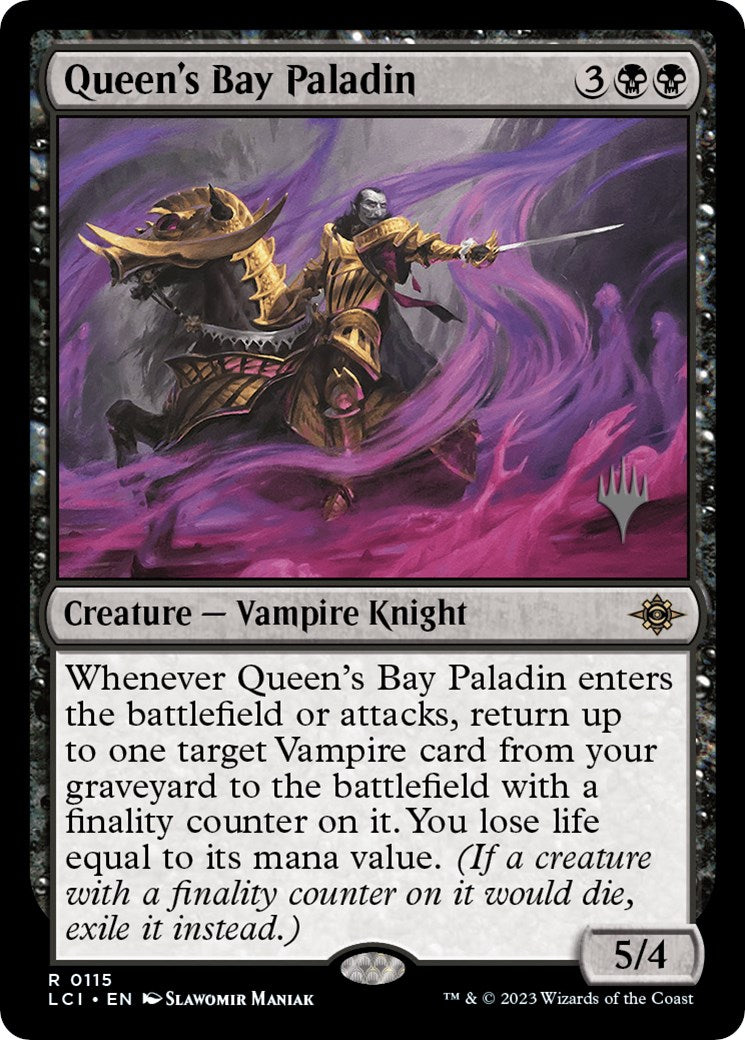 Queen's Bay Paladin (Promo Pack) [The Lost Caverns of Ixalan Promos] | Deep Dive Games St. Marys