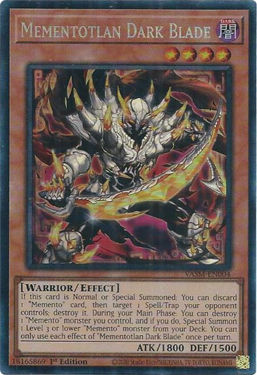 Mementotlan Dark Blade (CR) [VASM-EN004] Collector's Rare | Deep Dive Games St. Marys