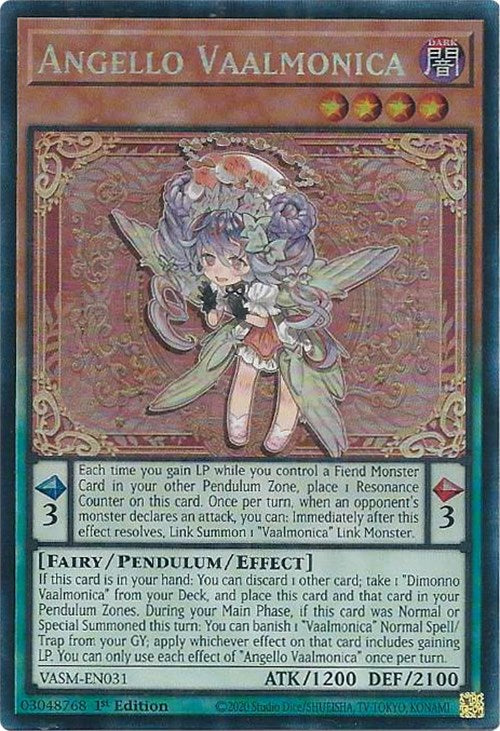 Angello Vaalmonica (CR) [VASM-EN031] Collector's Rare | Deep Dive Games St. Marys