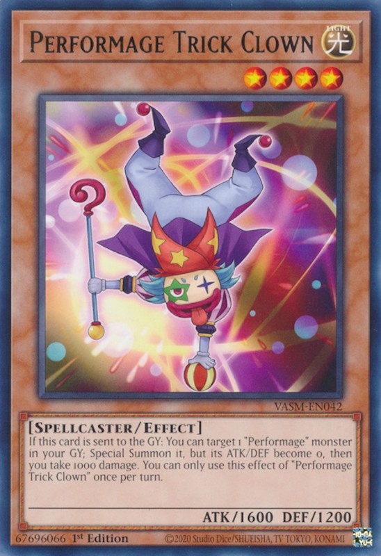 Performage Trick Clown [VASM-EN042] Rare | Deep Dive Games St. Marys