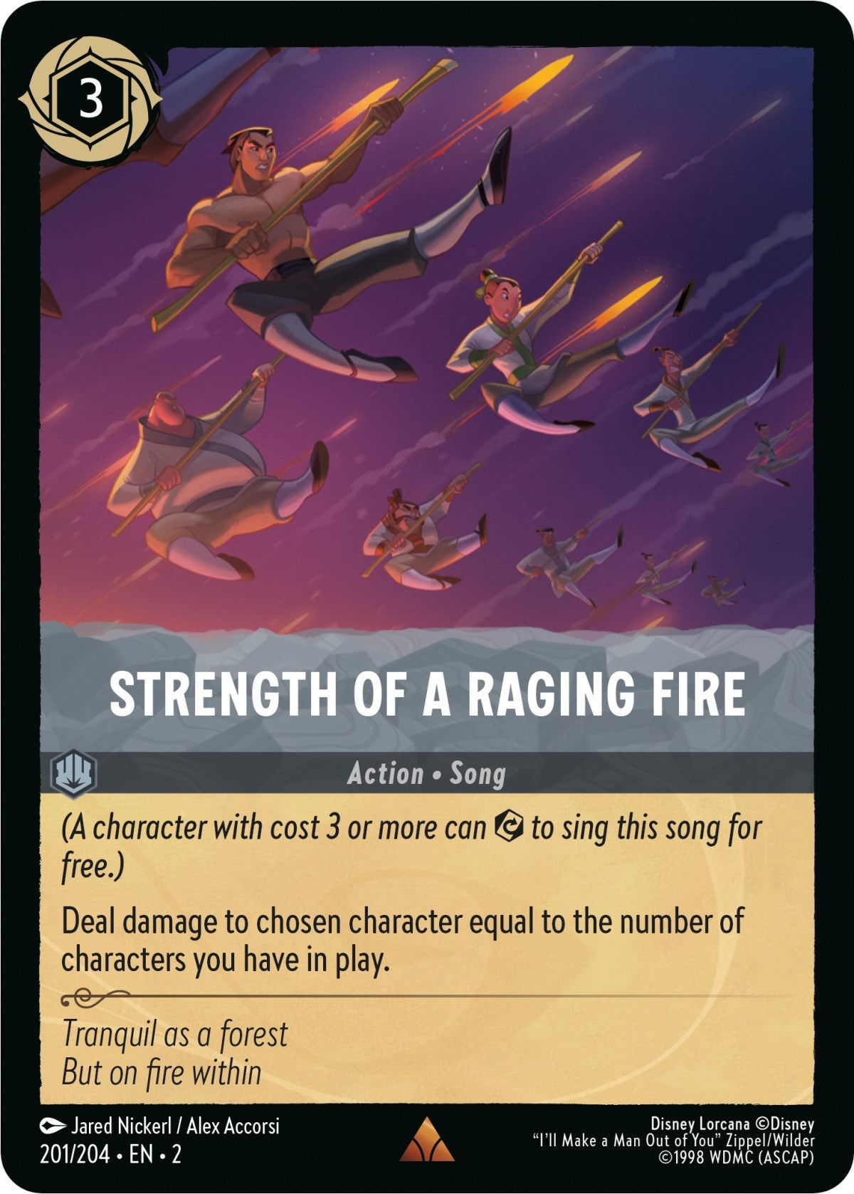 Strength of a Raging Fire (201/204) [Rise of the Floodborn] | Deep Dive Games St. Marys