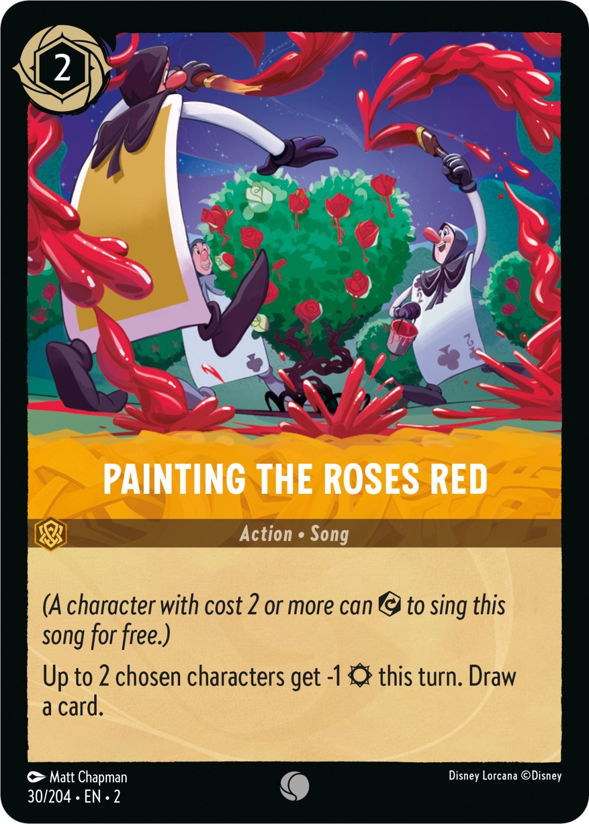 Painting the Roses Red (30/204) [Rise of the Floodborn] | Deep Dive Games St. Marys