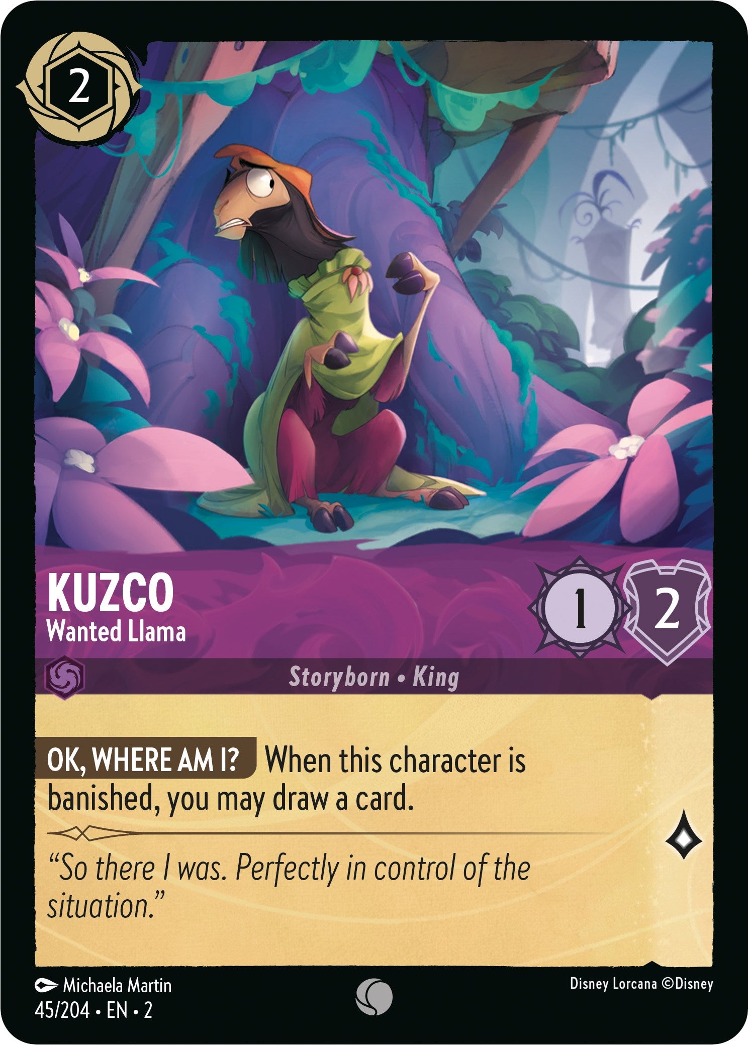 Kuzco - Wanted Llama (45/204) [Rise of the Floodborn] | Deep Dive Games St. Marys