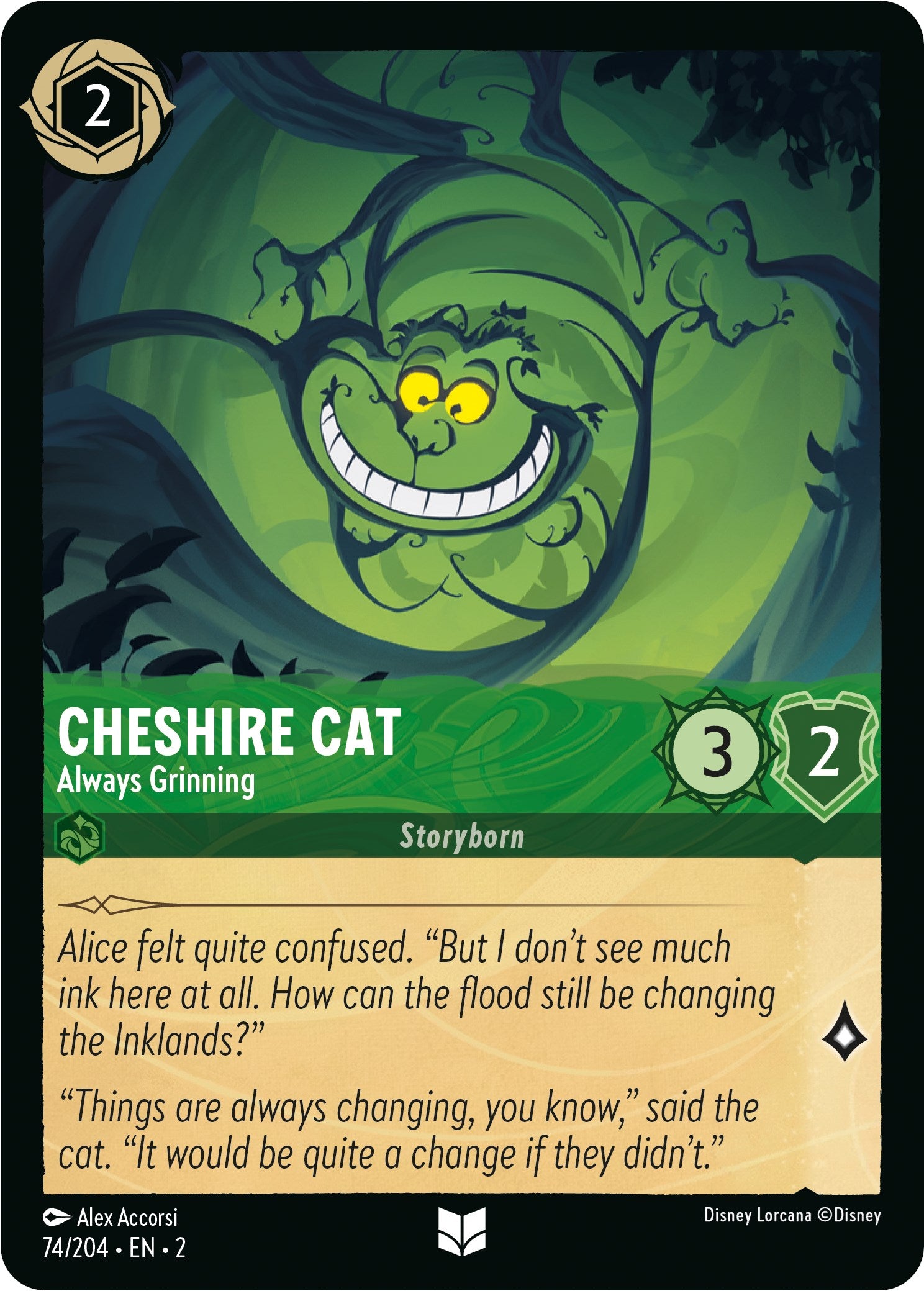 Cheshire Cat - Always Grinning (74/204) [Rise of the Floodborn] | Deep Dive Games St. Marys