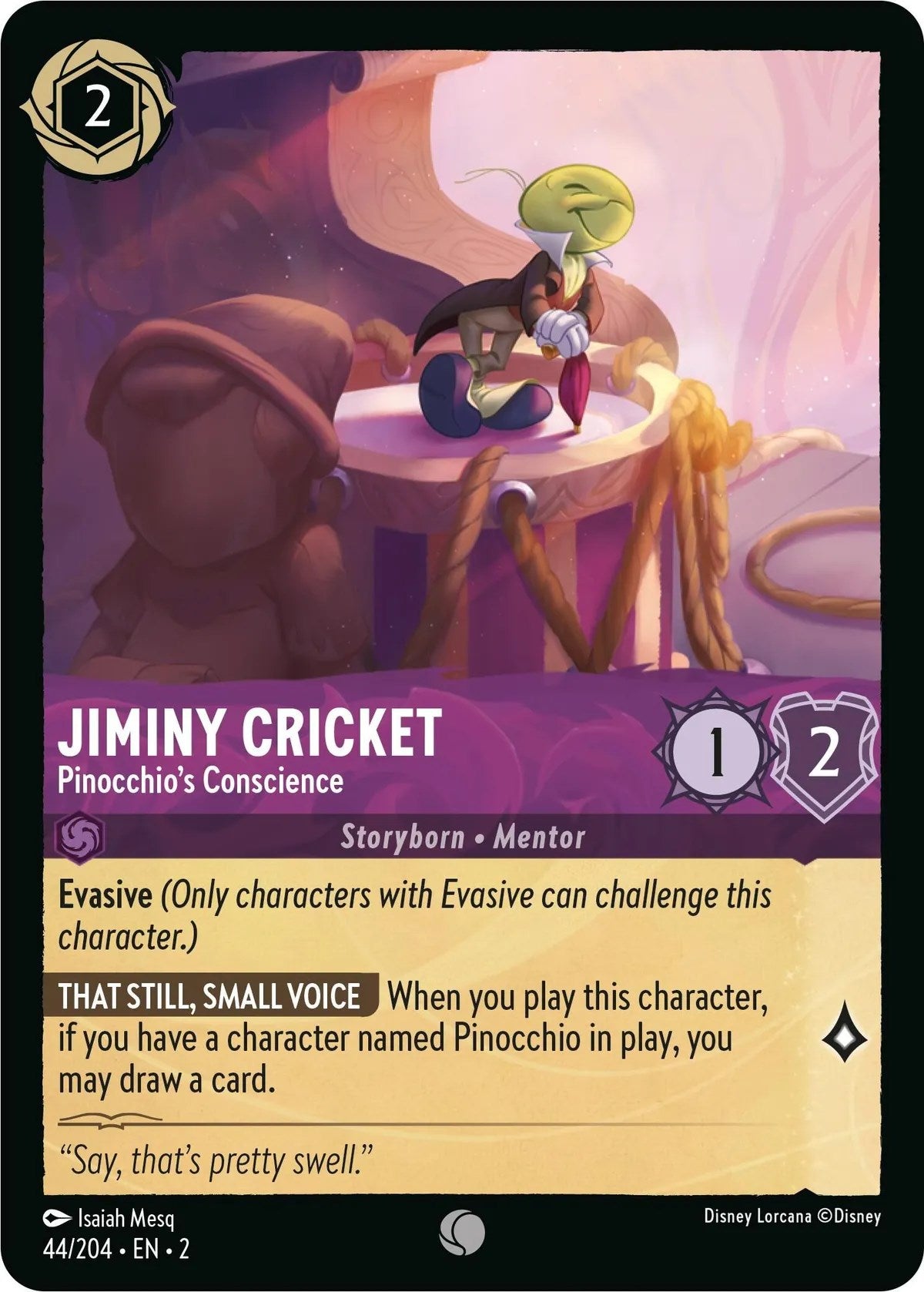 Jiminy Cricket - Pinocchio's Conscience (44/204) [Rise of the Floodborn] | Deep Dive Games St. Marys
