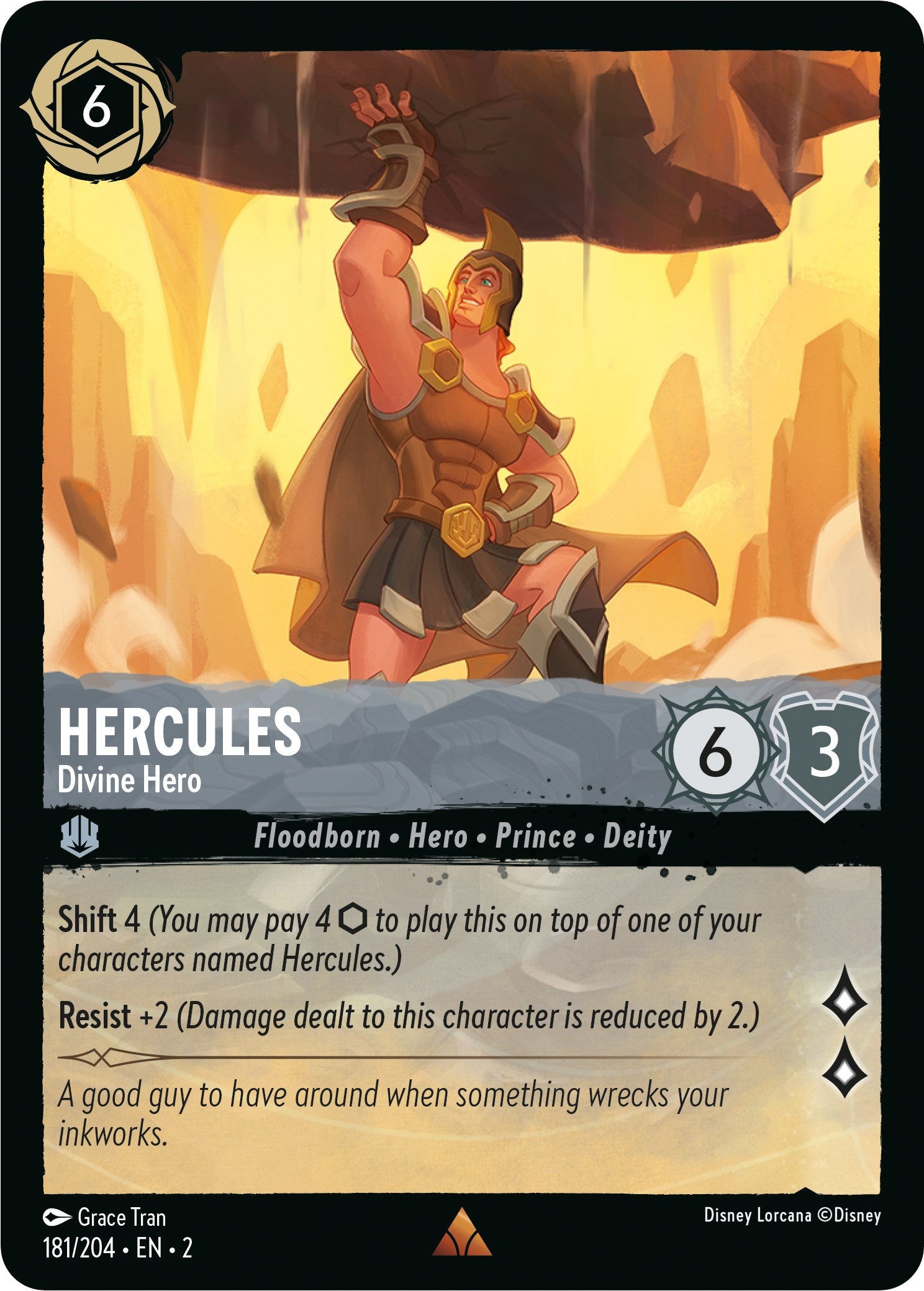 Hercules - Divine Hero (181/204) [Rise of the Floodborn] | Deep Dive Games St. Marys