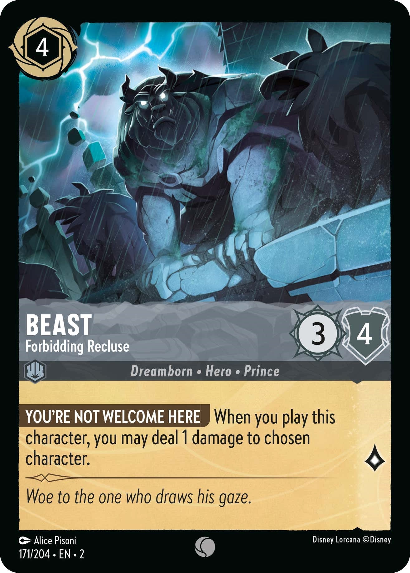 Beast - Forbidding Recluse (171/204) [Rise of the Floodborn] | Deep Dive Games St. Marys