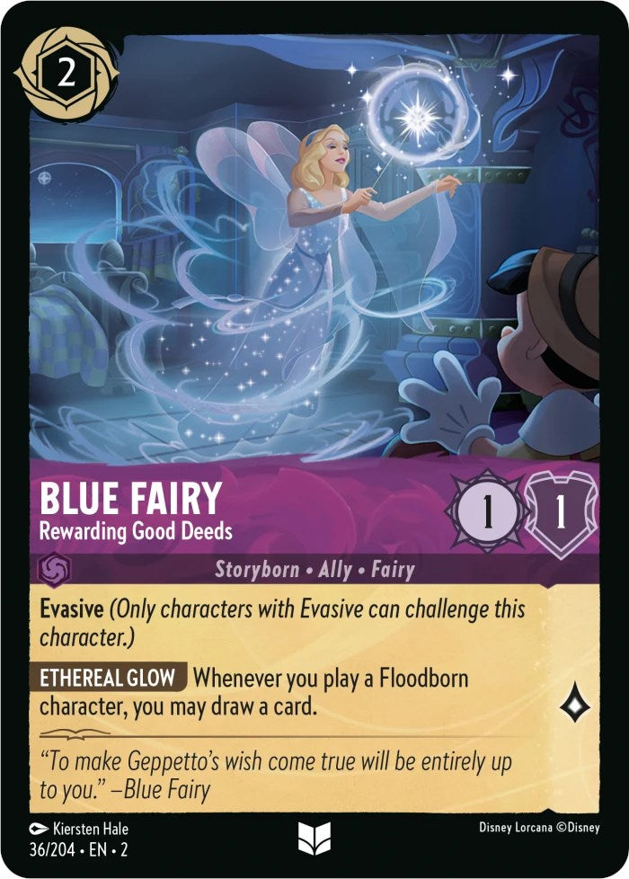 Blue Fairy - Rewarding Good Deeds (36/204) [Rise of the Floodborn] | Deep Dive Games St. Marys