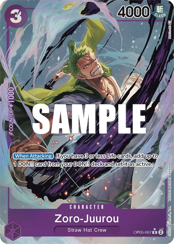 Zoro-Juurou (Alternate Art) [Awakening of the New Era] | Deep Dive Games St. Marys