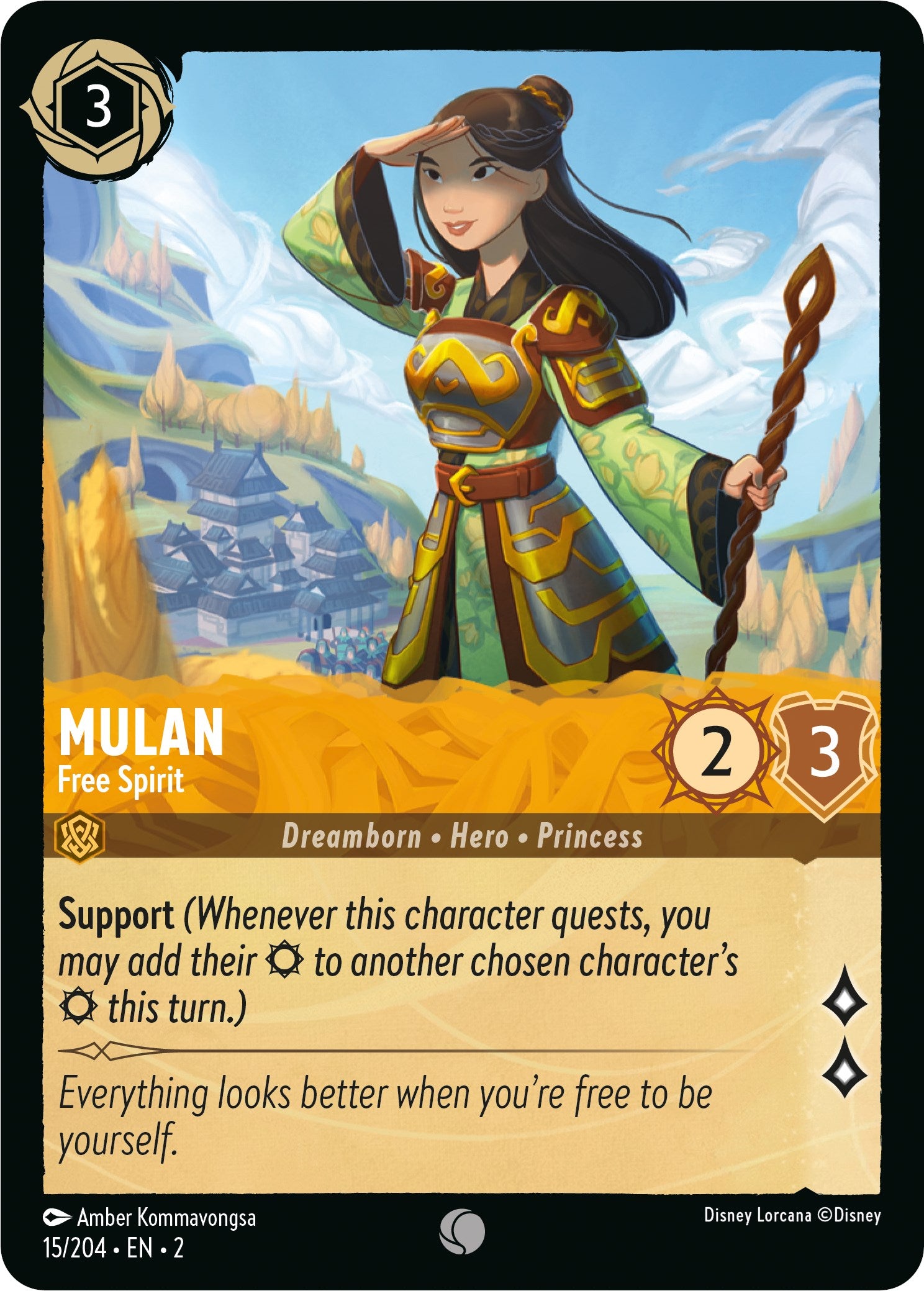 Mulan - Free Spirit (15/204) [Rise of the Floodborn] | Deep Dive Games St. Marys