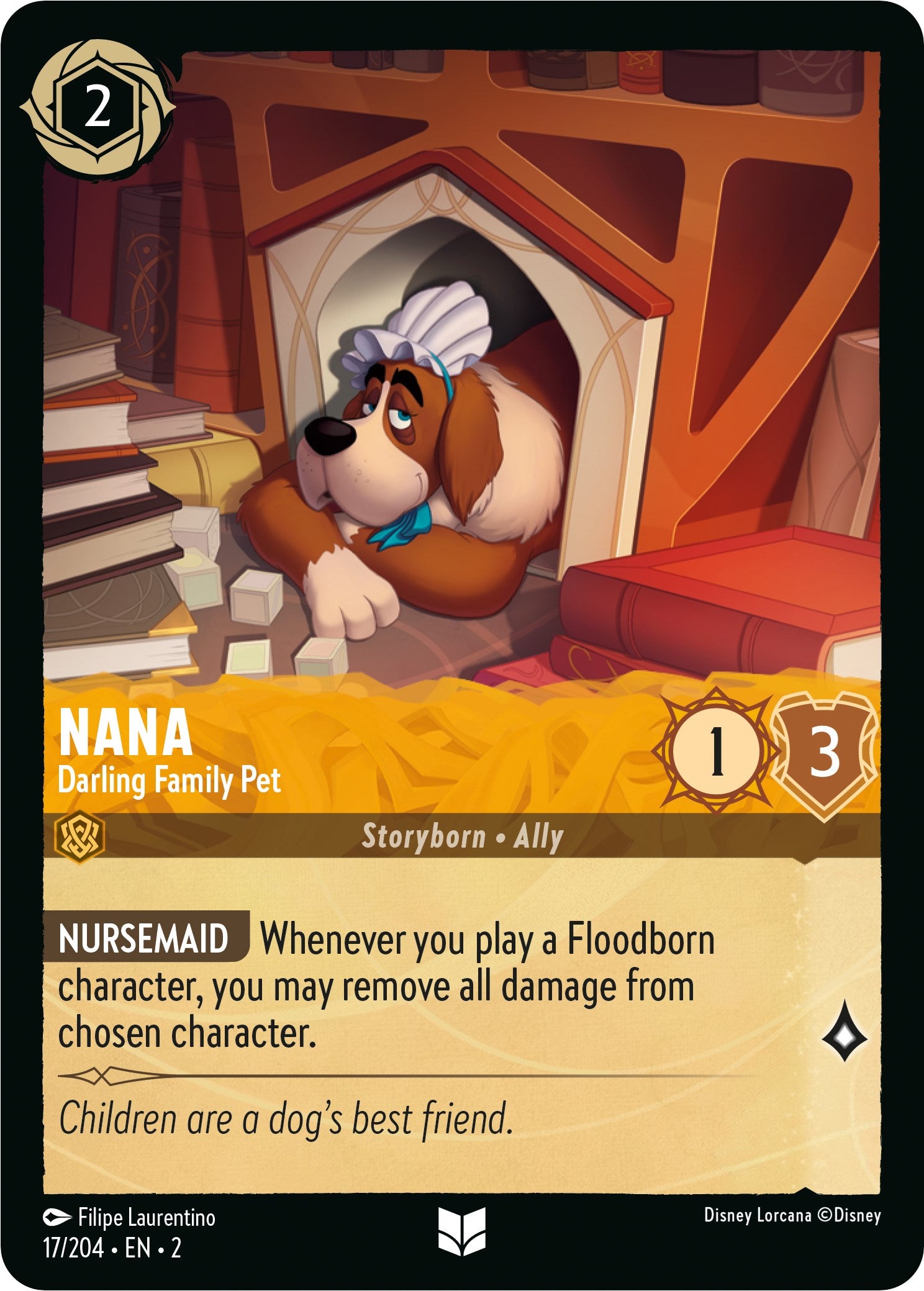 Nana - Darling Family Pet (17/204) [Rise of the Floodborn] | Deep Dive Games St. Marys