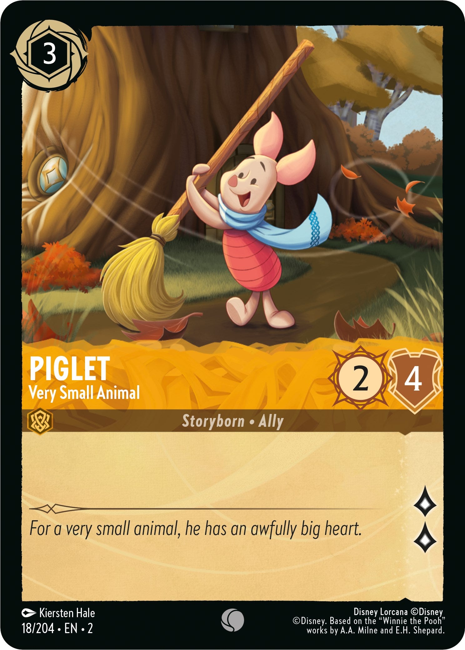 Piglet - Very Small Animal (18/204) [Rise of the Floodborn] | Deep Dive Games St. Marys