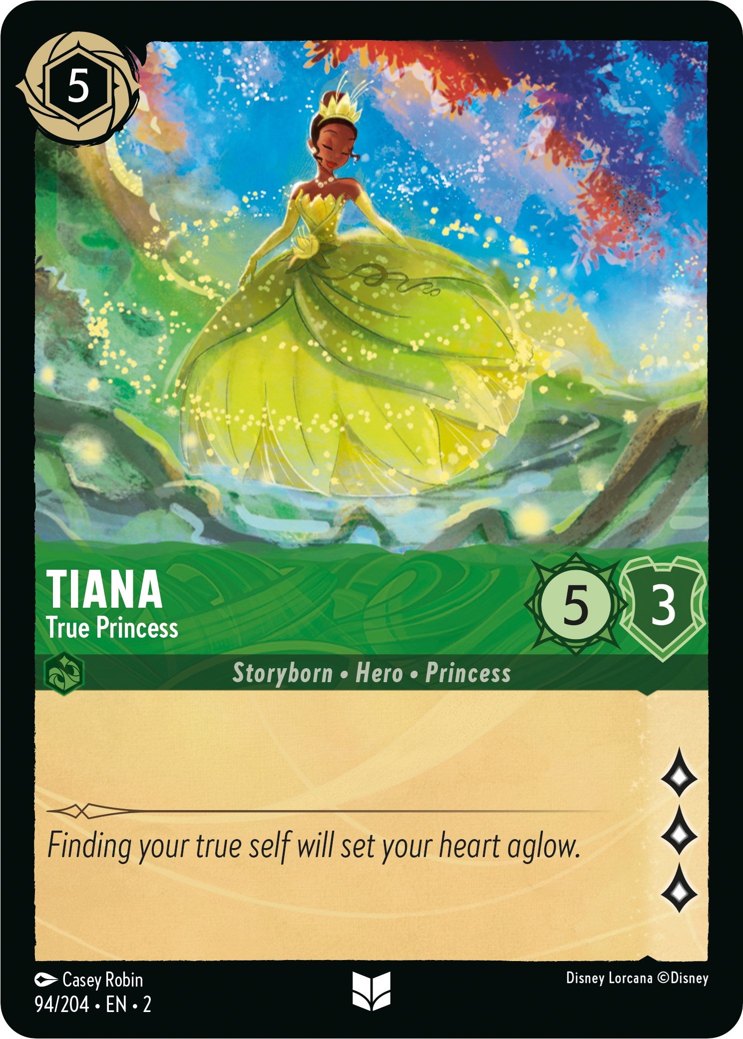 Tiana - True Princess (94/204) [Rise of the Floodborn] | Deep Dive Games St. Marys
