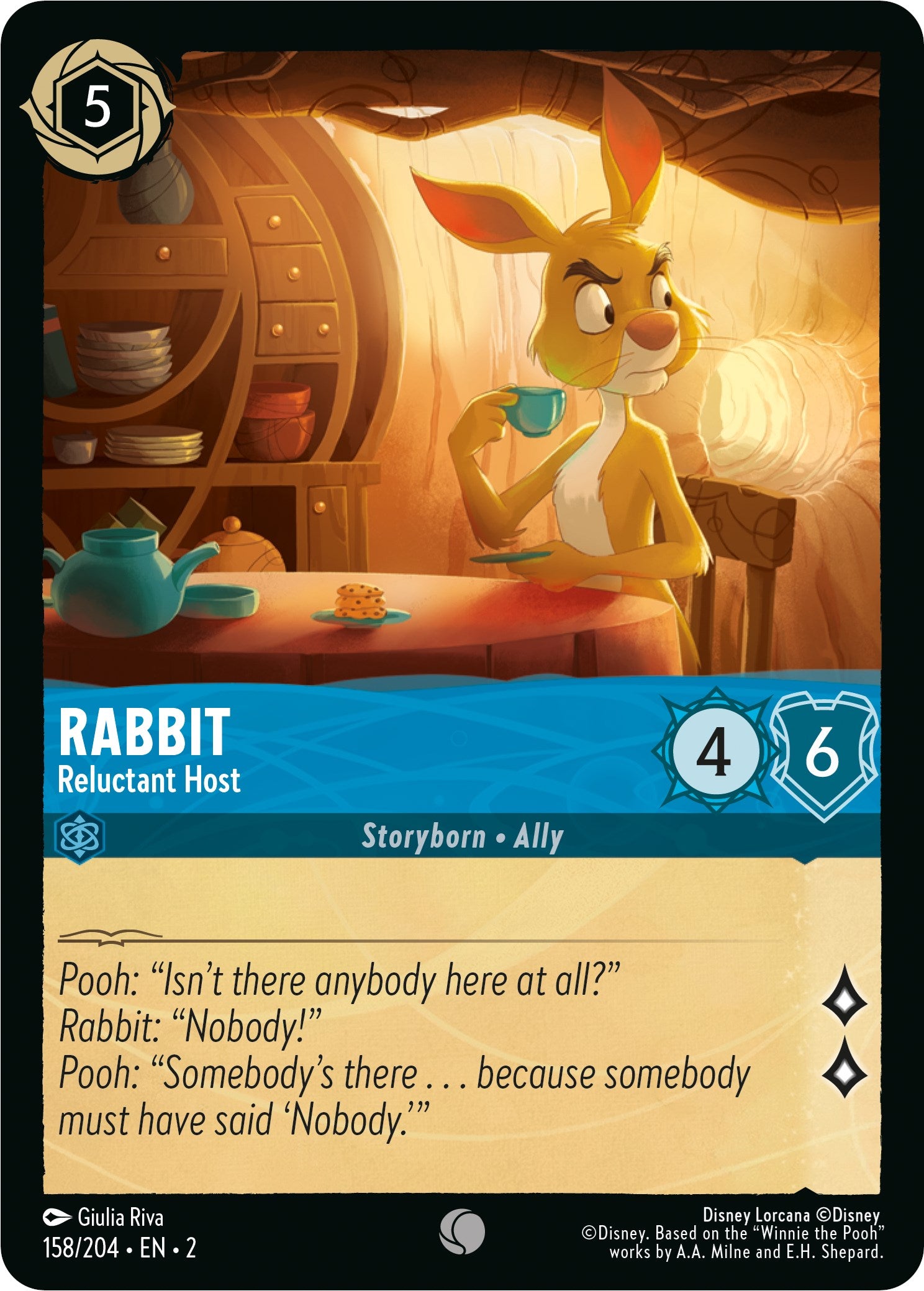 Rabbit - Reluctant Host (158/204) [Rise of the Floodborn] | Deep Dive Games St. Marys