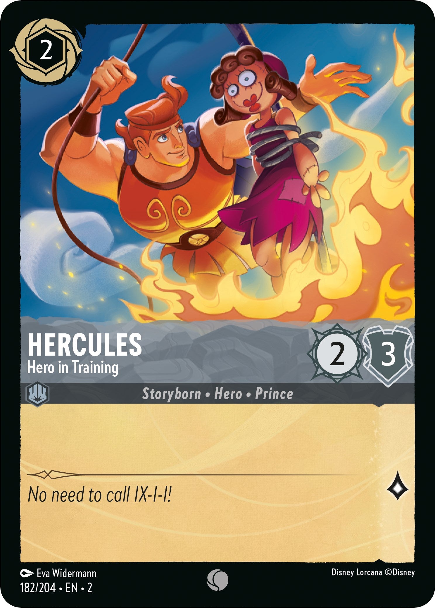 Hercules - Hero in Training (182/204) [Rise of the Floodborn] | Deep Dive Games St. Marys